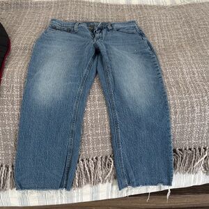 Lightly Worn 9in Demi Crop J. Crew Women's Blue Jeans